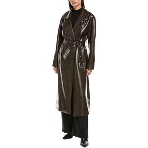 Apparis Womens Tate Trench, Brown